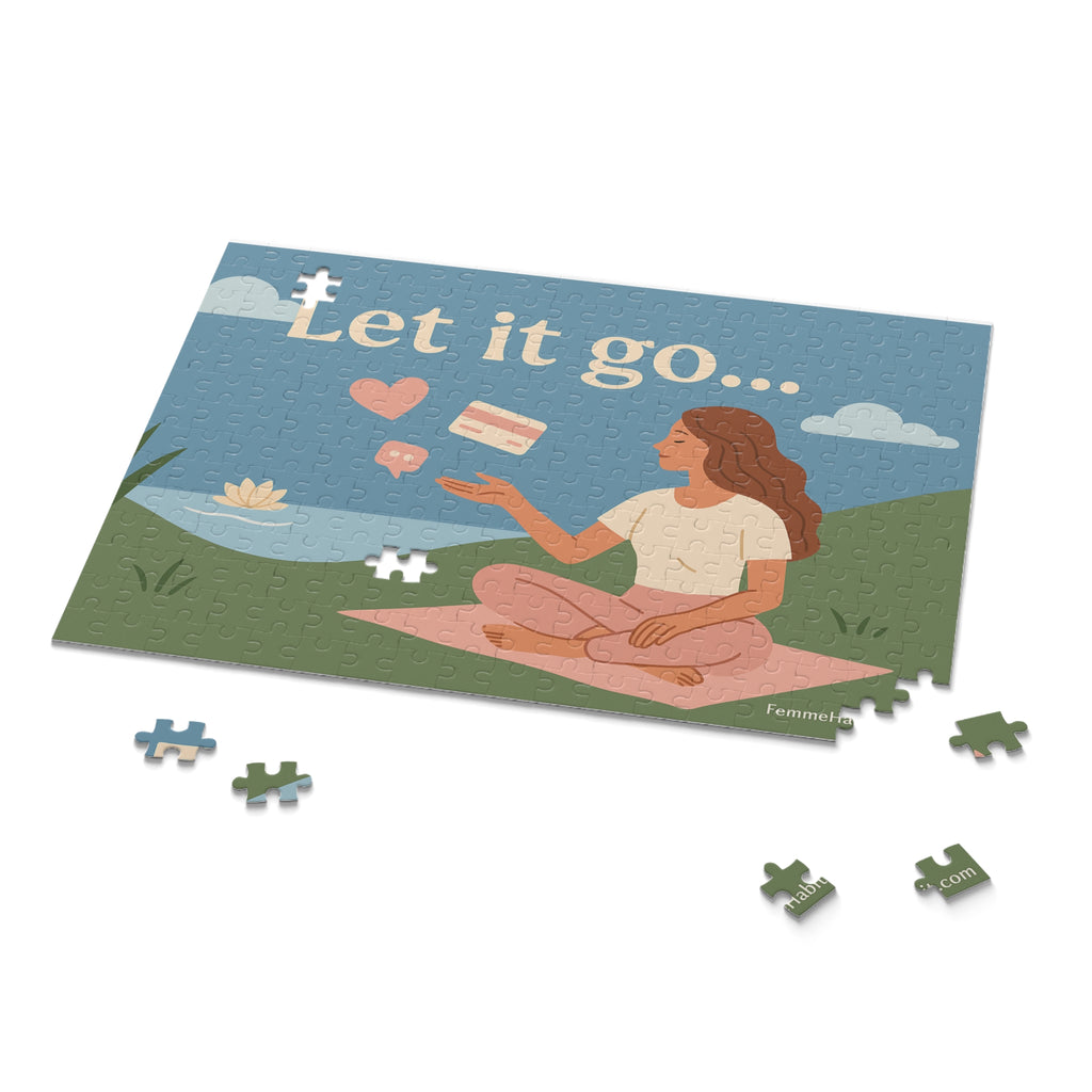 Mindful Puzzle: Let It Go Design