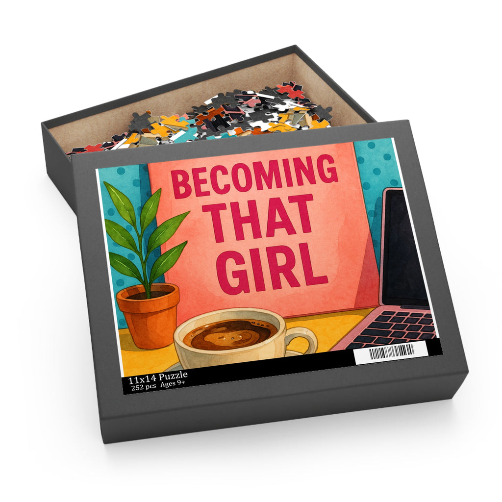 Becoming That Girl Puzzle - Inspirational 500-Piece Art for Self-Discovery