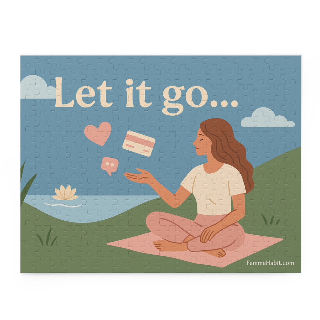 Mindful Puzzle: Let It Go Design