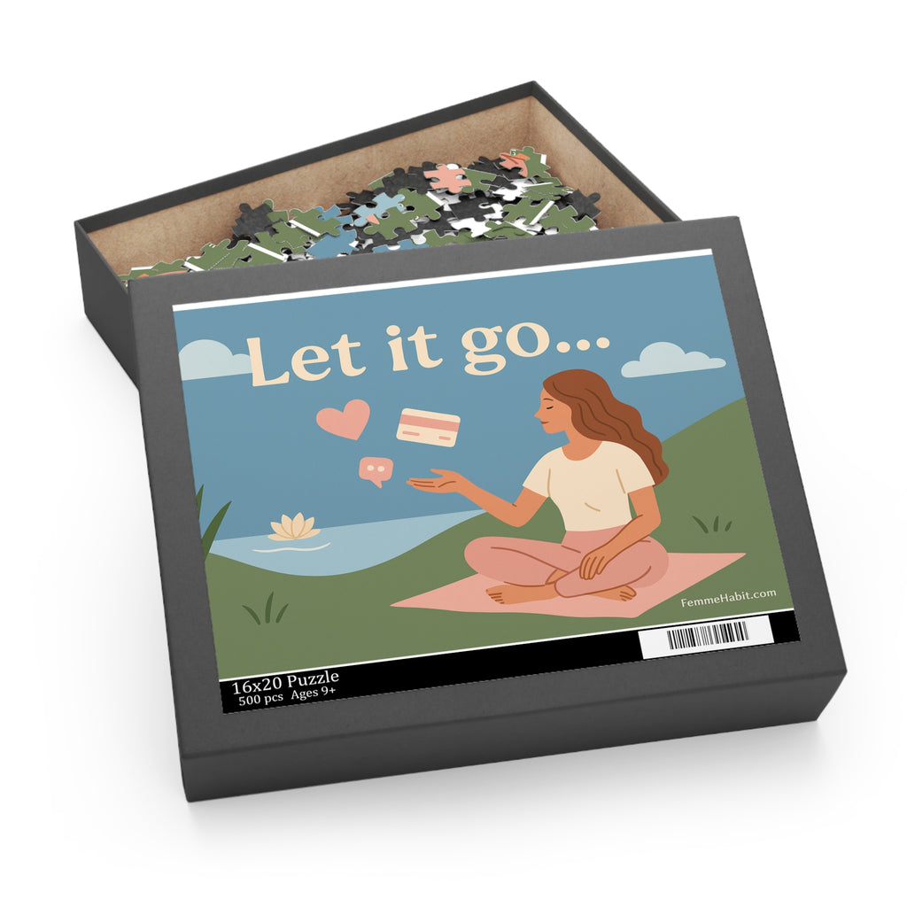 Mindful Puzzle: Let It Go Design