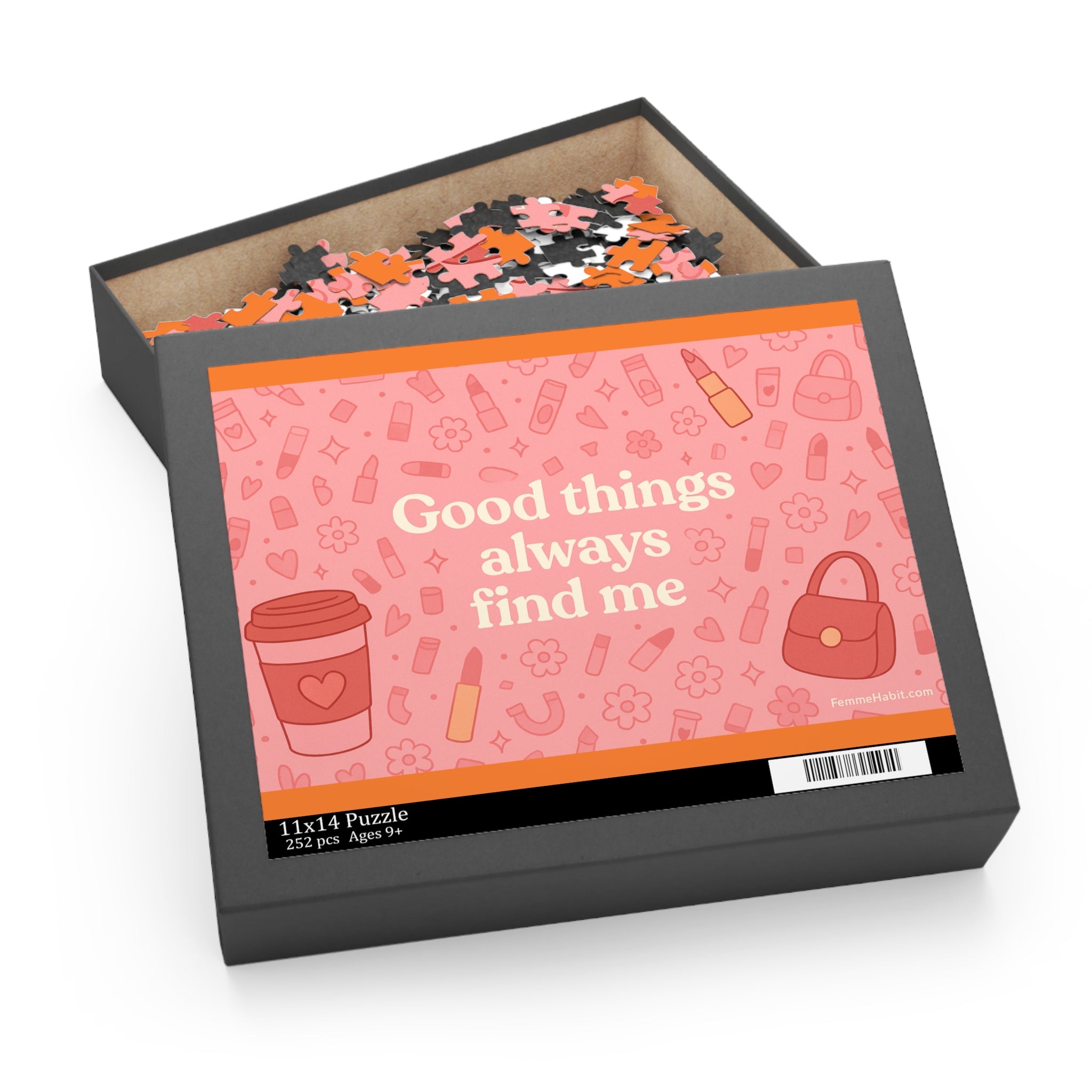 Inspirational Puzzle - "Good Things Always Find Me" - 252, 500-Piece Options