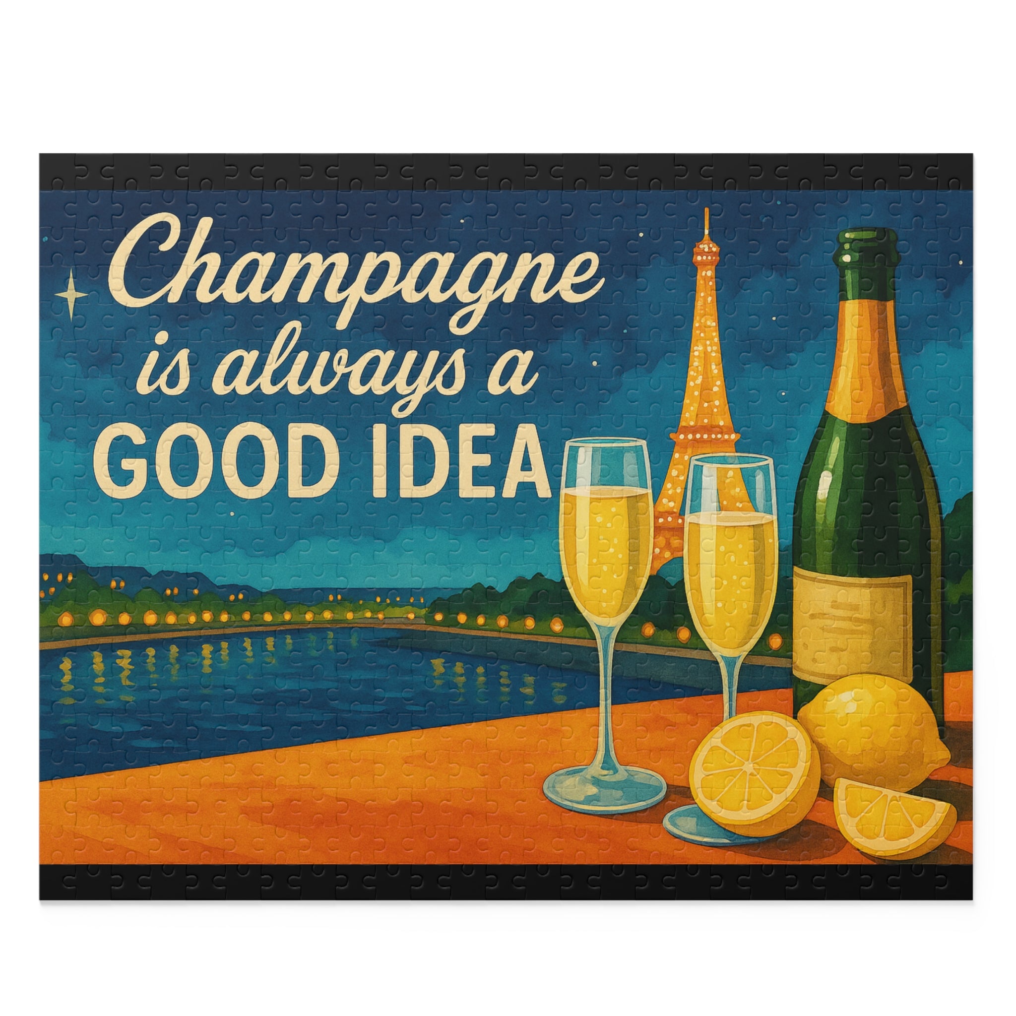 Champagne-Themed Puzzle - "Champagne is Always a Good Idea" - Perfect for Celebrations and Relaxation