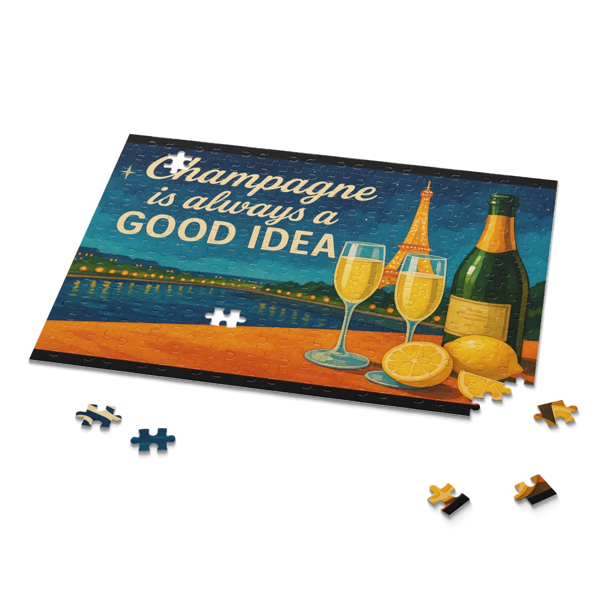 Champagne-Themed Puzzle - "Champagne is Always a Good Idea" - Perfect for Celebrations and Relaxation