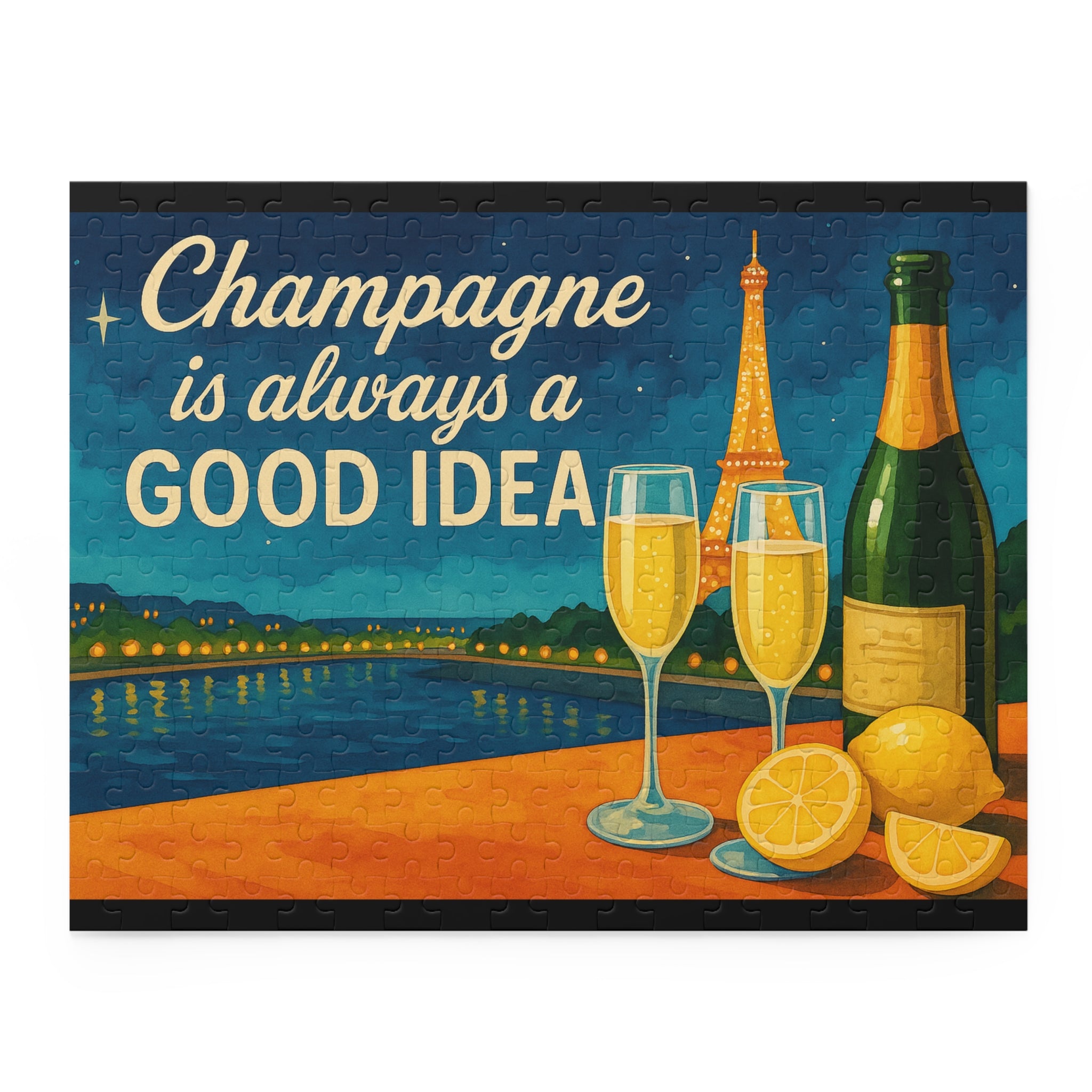 Champagne-Themed Puzzle - "Champagne is Always a Good Idea" - Perfect for Celebrations and Relaxation
