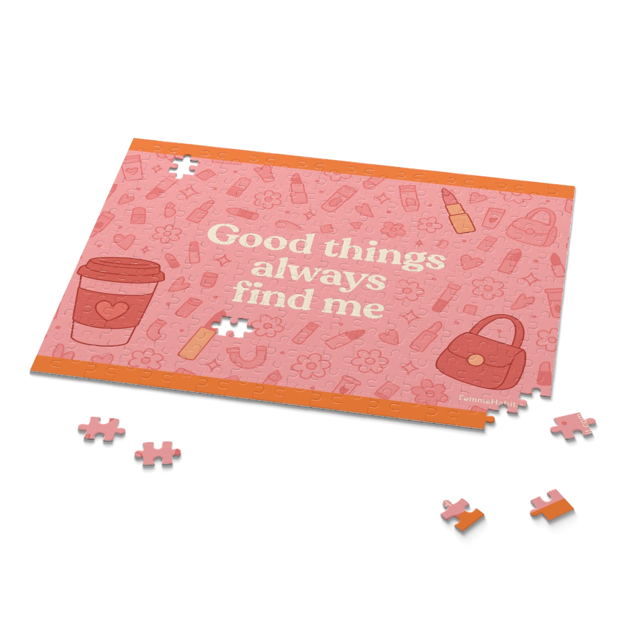 Inspirational Puzzle - "Good Things Always Find Me" - 252, 500-Piece Options