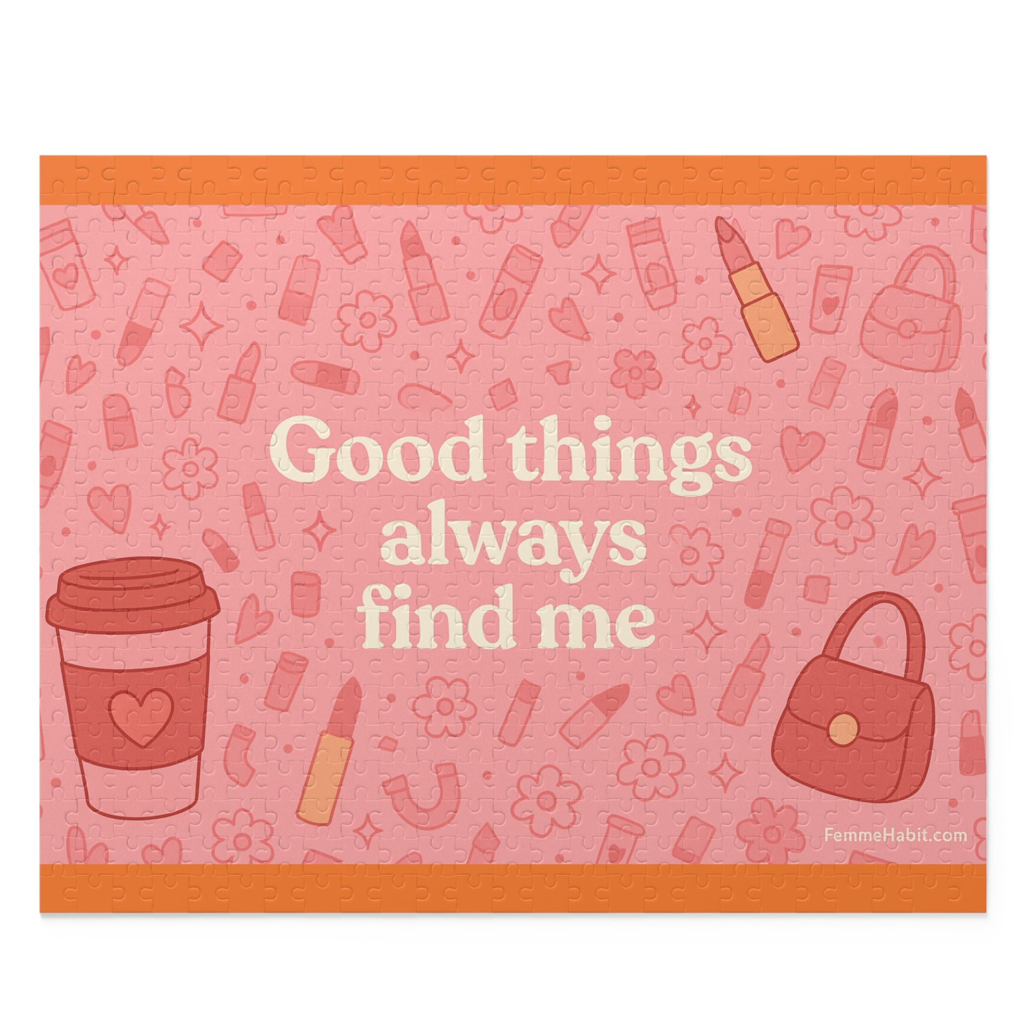 Inspirational Puzzle - "Good Things Always Find Me" - 252, 500-Piece Options