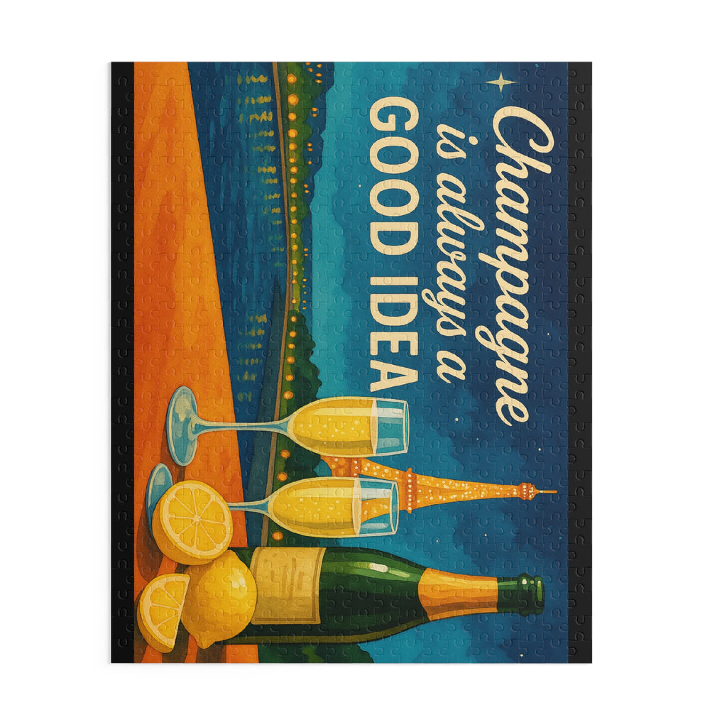 Champagne-Themed Puzzle - "Champagne is Always a Good Idea" - Perfect for Celebrations and Relaxation