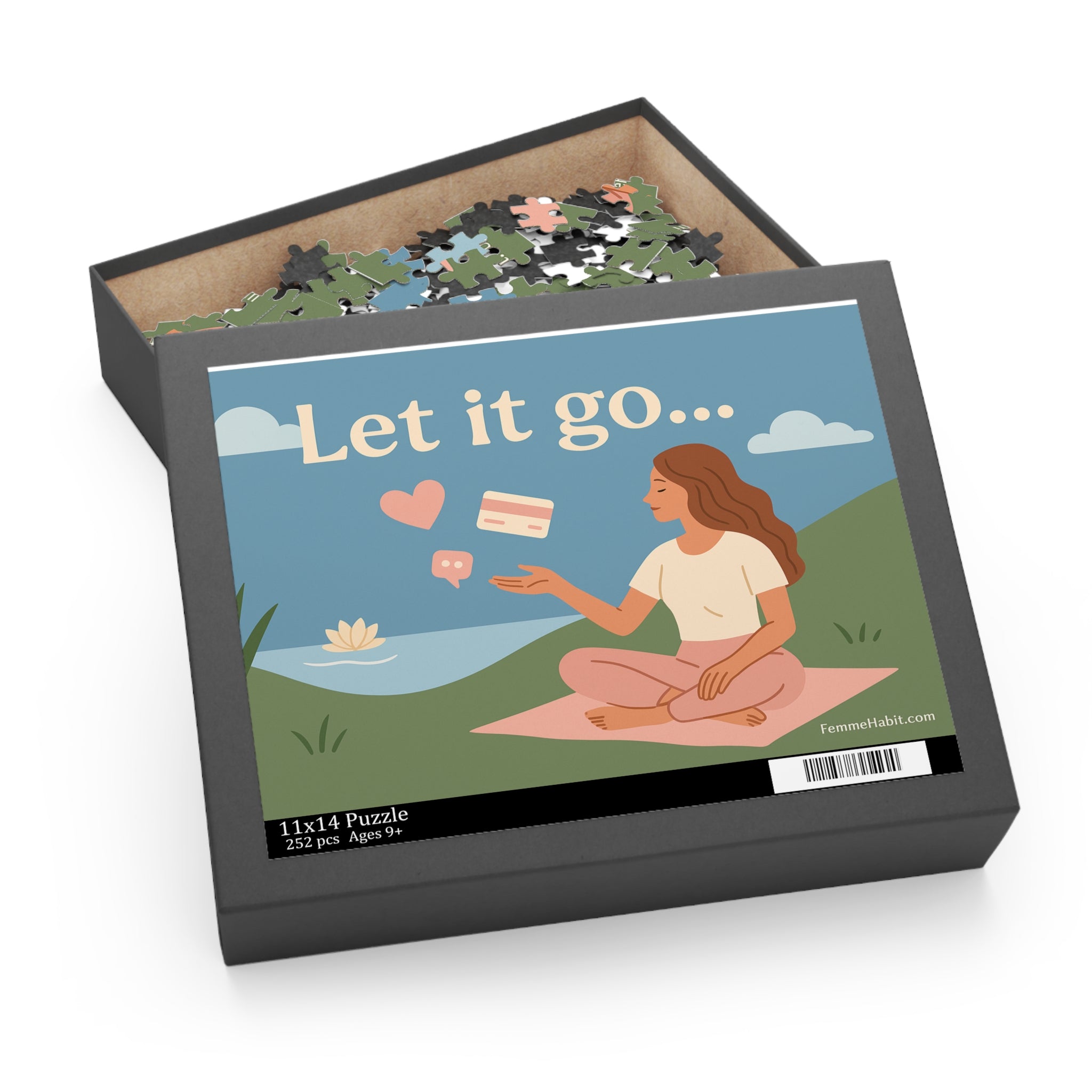Mindful Puzzle: Let It Go Design