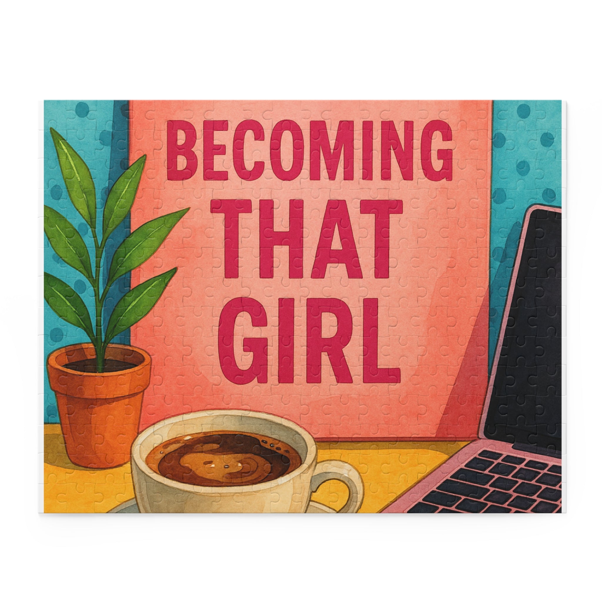 Becoming That Girl Puzzle - Inspirational 500-Piece Art for Self-Discovery