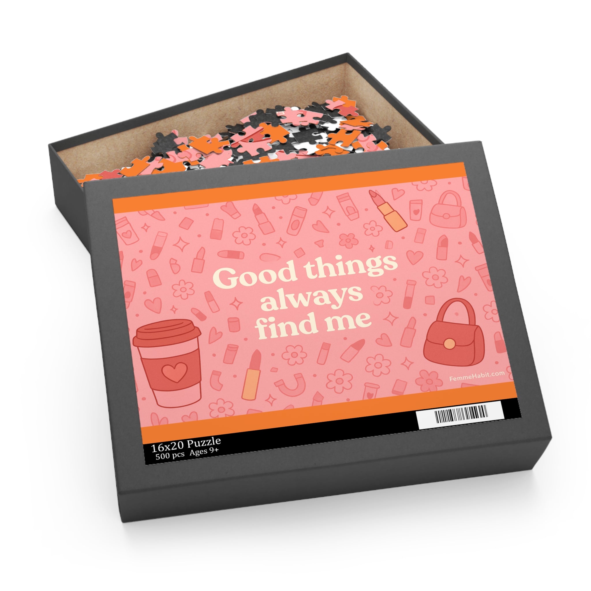 Inspirational Puzzle - "Good Things Always Find Me" - 252, 500-Piece Options